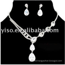 bridal jewelry, rhinestone jewelry set, wedding jewelry